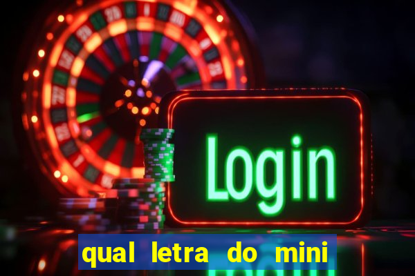 qual letra do mini dolar hoje